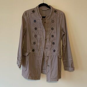 DKNY Jeans utility jacket size large double breasted